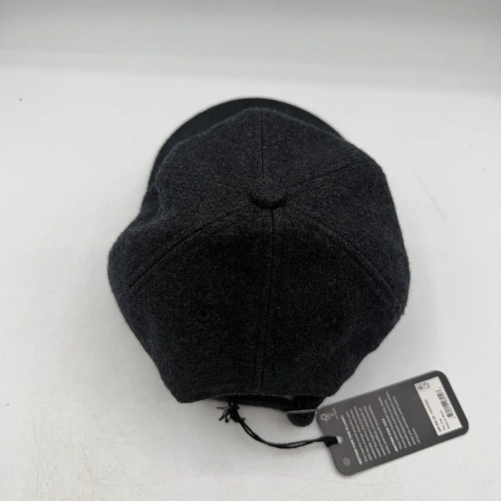 Allbirds The Cap Hat‎ Strapback Adjustable Natural Black Wool Blend Unisex OSFM